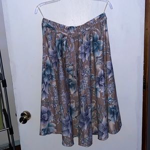 Floral Midi Skirt